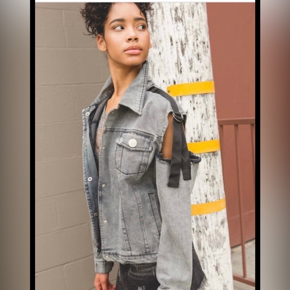 Jean cautions jacket